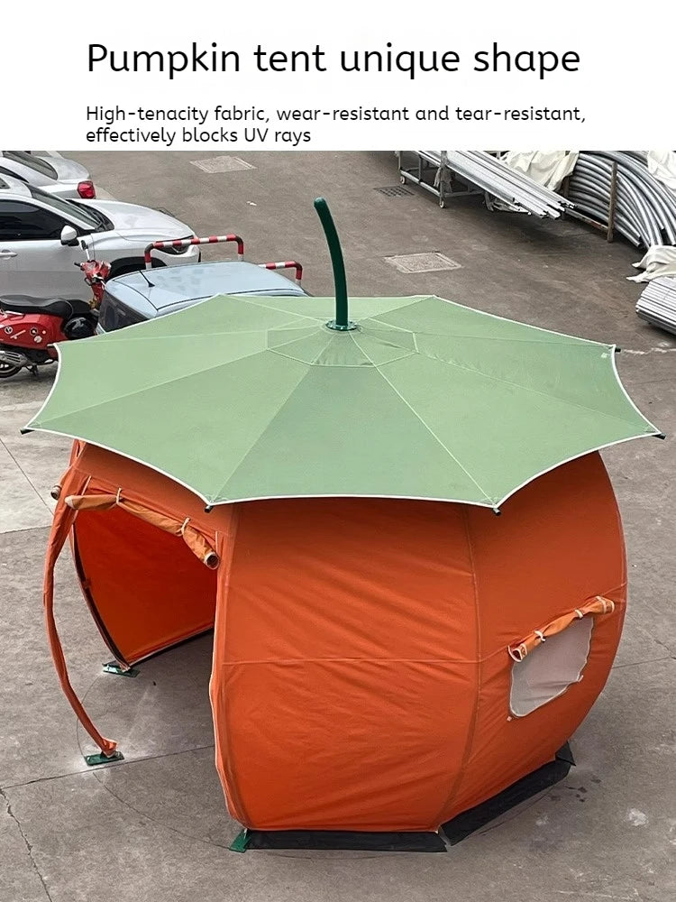 Pumpkin Tent Cute Children's tent  Wind-resistant Pumpkin Shape Tent Polygonal Canvas  Beach Scenic Hotel Ciabin Luxury Glamping