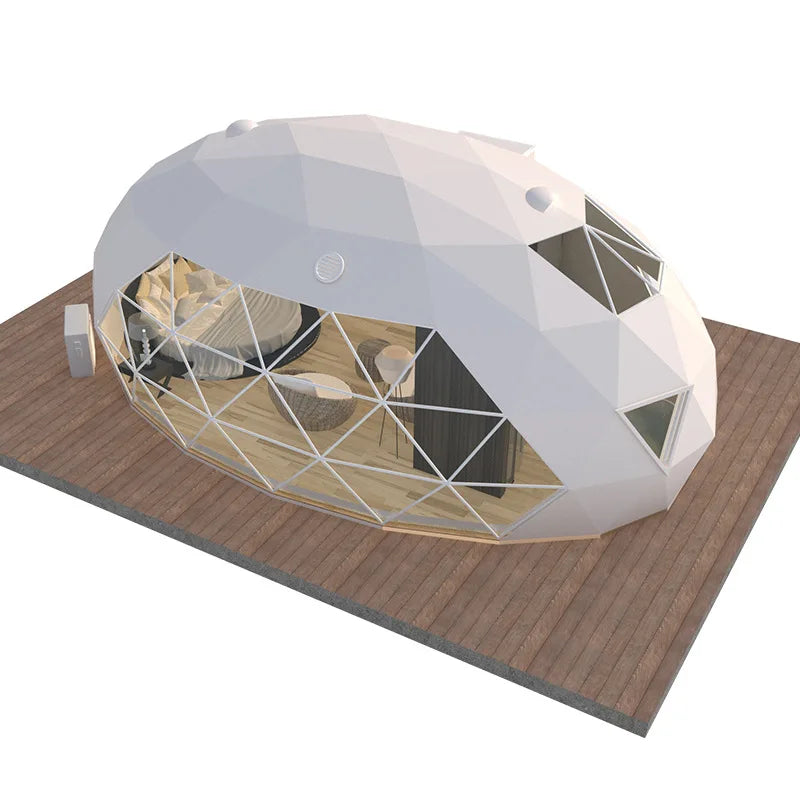 Transparent Egg-shaped Hotel Tent Outdoor Camping Starry Sky Tent Hotel Homestay Creative Spherical Tent Manufacturer Cabin