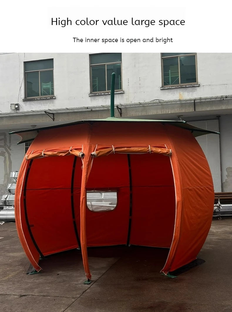 Pumpkin Tent Cute Children's tent  Wind-resistant Pumpkin Shape Tent Polygonal Canvas  Beach Scenic Hotel Ciabin Luxury Glamping