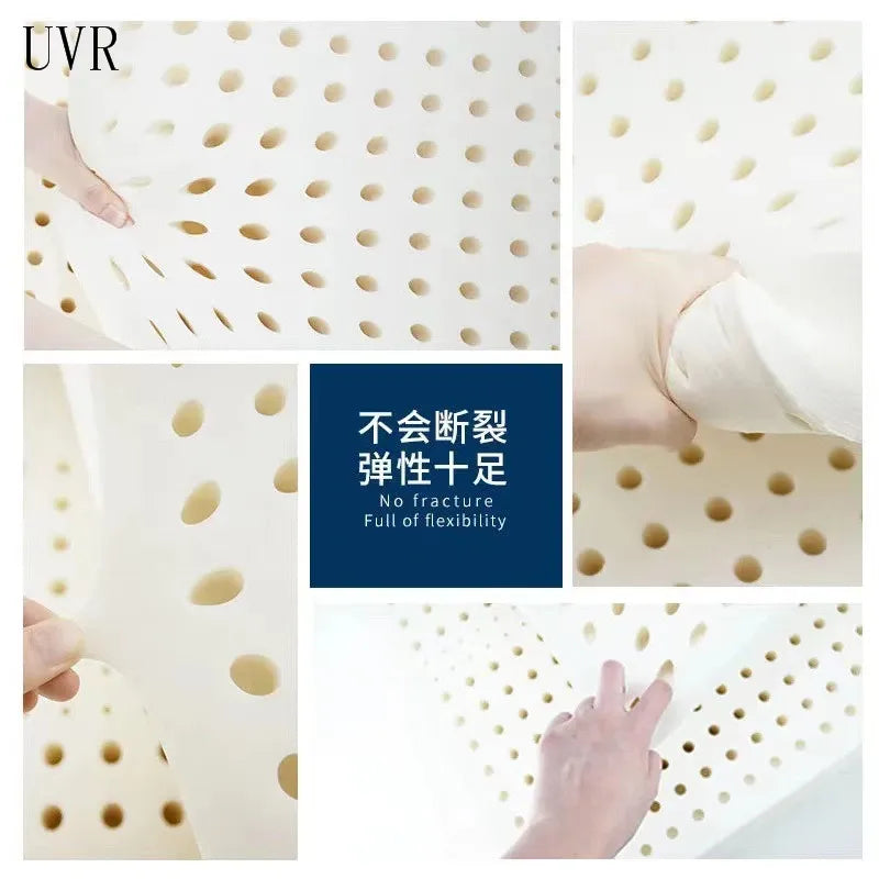 UVR High Quality 100% Natural Latex Tatami Mattress Slow Rebound Hotel Special Single Double Mattress With White Inner Cover