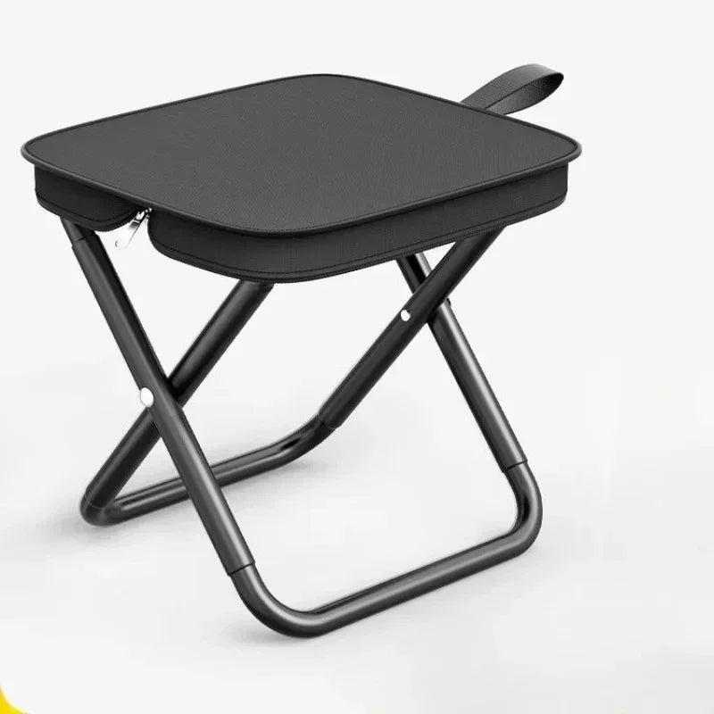 Tabouret pliant d'extérieur Petite chaise de pêche portable Mazar Banc de maison Tabouret de chaise de camping Chaise pliante robuste