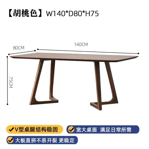 Mesa de comedor italiana de madera de diseño lujoso, mesa de comedor moderna, mesa de comedor nórdica resistente al agua, muebles de cocina