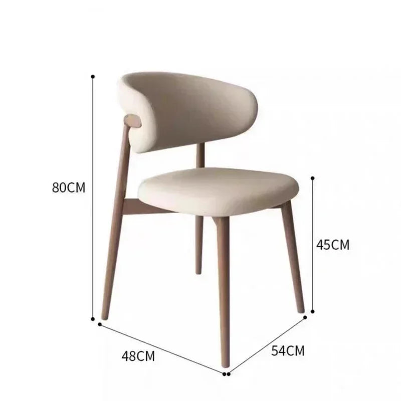 Chairs Living Room Dining Chair Dining Kitchen Furniture Home Relaxing Sets Hotel Cafe Chaises Wooden Juegos De Comedor Modern