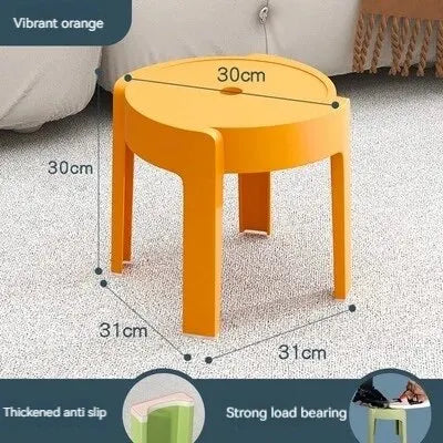 Windmill Stool, Household Minimalist Small Stool, Stackable Plastic Low Stool, Bench, Living Room Sofa Stool, CHILDREN'S Chair