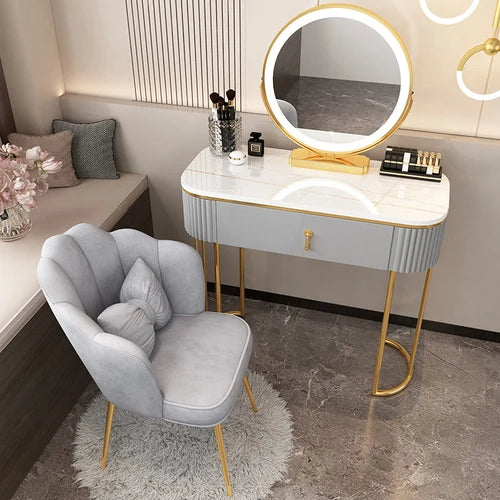 Small Unit Type Drawer Dressing Table Girls Nordic Style Multifunctional Charm Dressers Storage Fashion Penteadeira Furniture