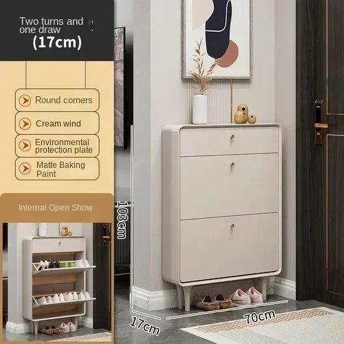 Box Cupboards Shoe Rack Stand Shelf Storage Closet Modern Ultra Thin Shoe Cabinets Decorative Porta Scarpe Furniture YX50SC