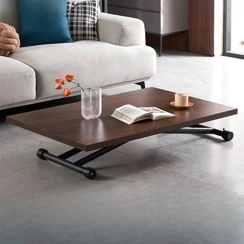 Mesas de comedor extensibles, mesa elevable de metal, escritorio plegable, mesas modernas para cocina, muebles rectangulares multifunción para el hogar