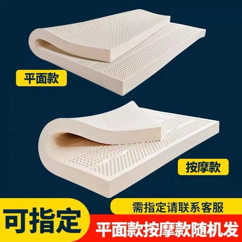 Thailand Imported 100% Natural Latex Mattresses Tatami Floor Mat Foldable Slow Rebound home hotel luxury top Mat Gift Latex Mats