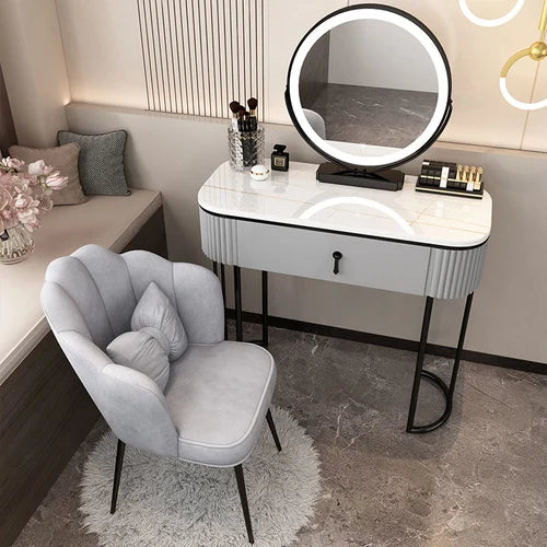 Small Unit Type Drawer Dressing Table Girls Nordic Style Multifunctional Charm Dressers Storage Fashion Penteadeira Furniture