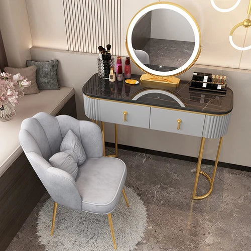 Small Unit Type Drawer Dressing Table Girls Nordic Style Multifunctional Charm Dressers Storage Fashion Penteadeira Furniture