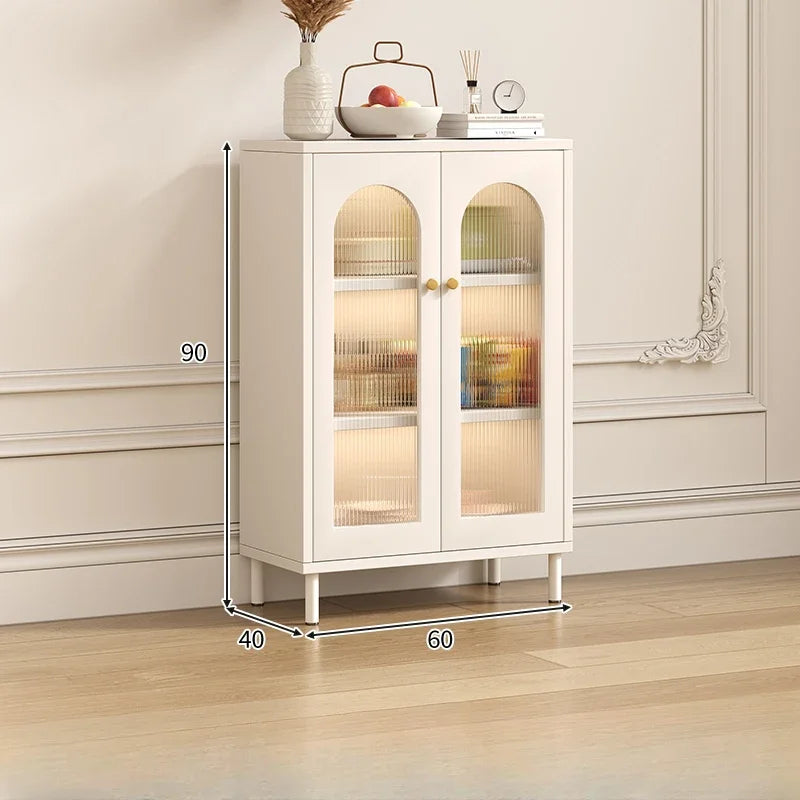 Rangement des armoires de cuisine Îlot central Armoire de garde-manger Huche Organisateur en bambou Ensemble de modules de meubles Micro-ondes Gabinetes Low