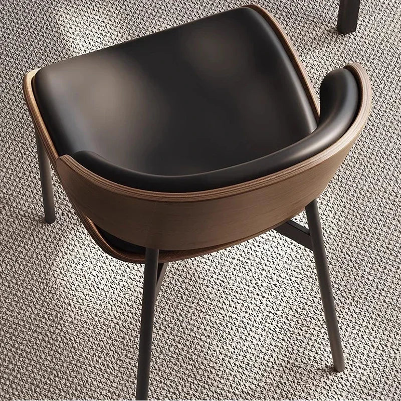 Silla ligera Muebles de dormitorio Comedor Sillón ergonómico de madera de lujo Sillas de hotel Terraza de jardín al aire libre Trono de madera