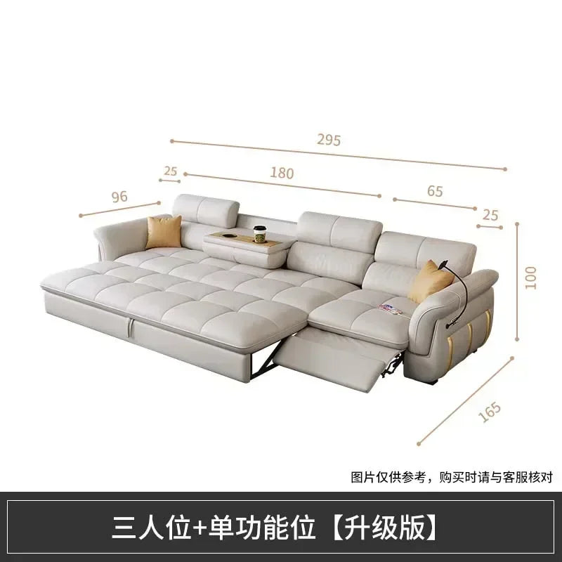 Reclining Electric Relaxing Sofa New Arrival Designer Lounge Sectional Leather Sofa Home Italian Loveseat Divano Letto Furniture