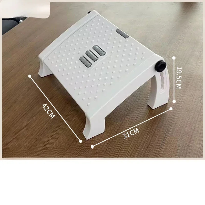 Ottoman Anti-basculement Erlang Jambes Repose-pieds réglable à six vitesses Repose-pieds Table de bureau Pédale Tabouret portable Meubles
