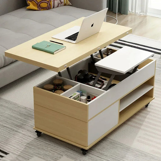 Bedroom Luxury Coffee Table Trau Modern Lift Up Mesa Lateral Living Coffee Table Minimalist Apartamento Couchtisch Furniture