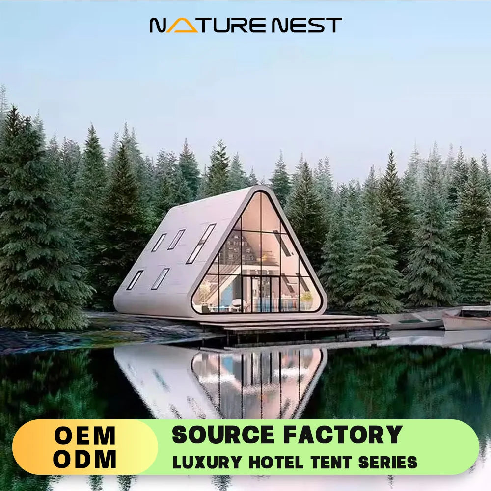 Triangular Space Capsule Mobile House Creative Villa Living Apple Capsule Homestay Hotel Outdoor Space Capsule Shop