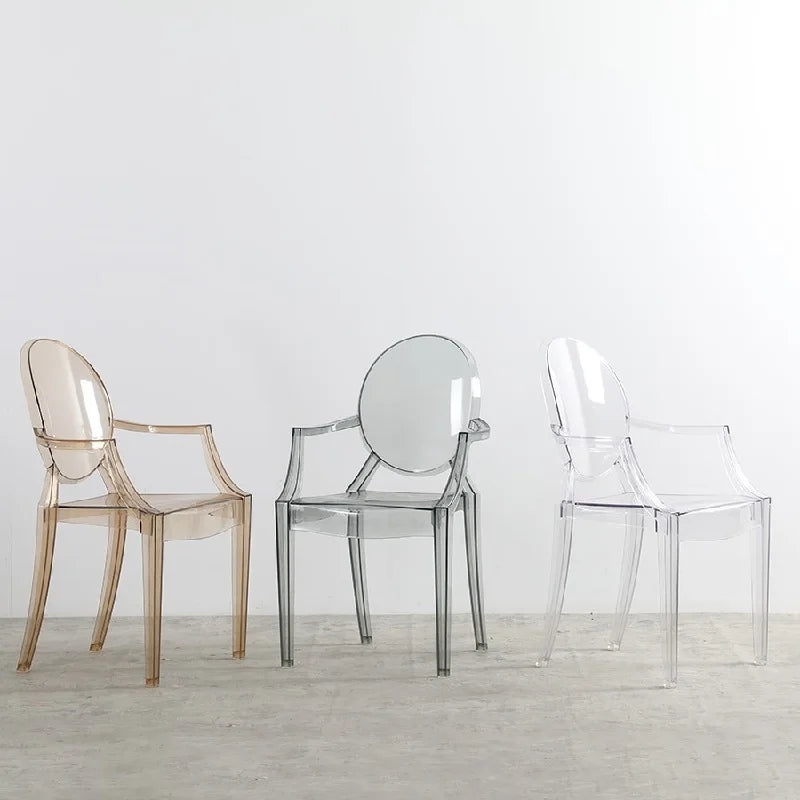 Transparent Nordic Chairs Living Room Italian Lounge Plastic Acrylic Ergonomic Dining Chair Salon Party Muebles Hogar Furniture