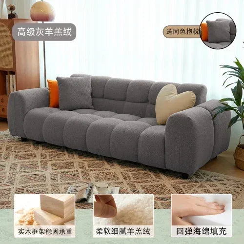 Classic Family Living Room Sofa Nordic Minimalist Comfortable Lounge Sofas Designer Relaxing Divani Da Soggiorno Home Furniture