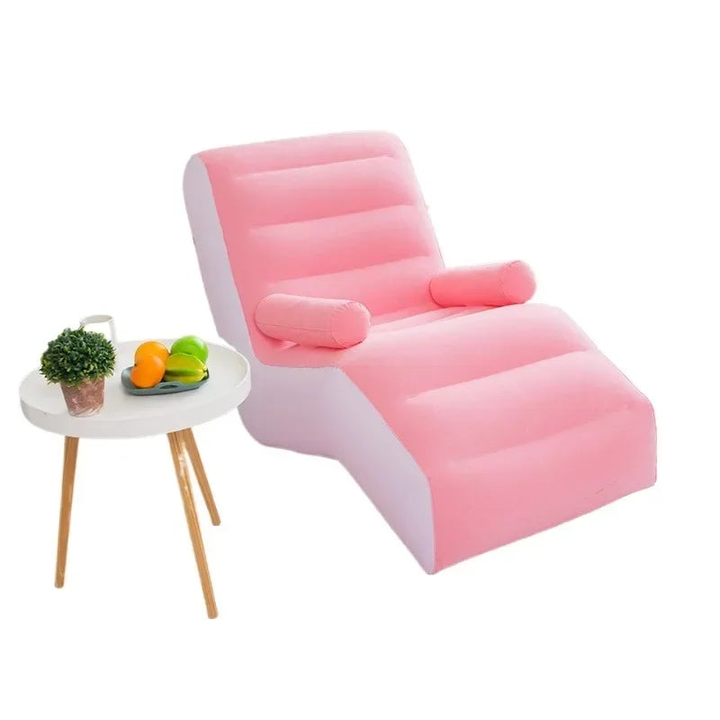 Canapé de salon gonflable en forme de S Canapé paresseux minimaliste Lecture Canapé simple ergonomique Divano Meubles Offres bon marché Meubles