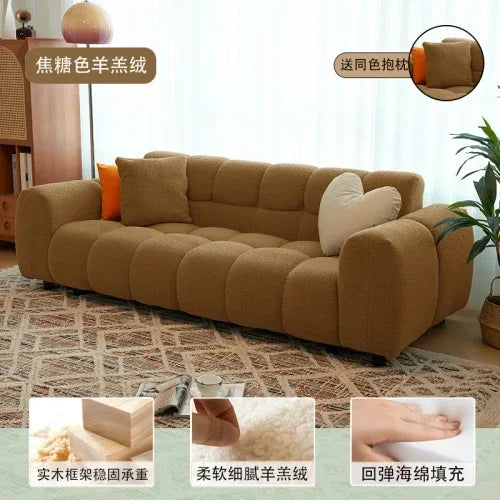 Classic Family Living Room Sofa Nordic Minimalist Comfortable Lounge Sofas Designer Relaxing Divani Da Soggiorno Home Furniture