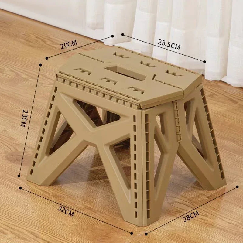 Camping Stool Outdoor Small Chair Portable Folding Bench High Load Bearing Durable Chairs Fishing Beach Stool Outdoor Furniture