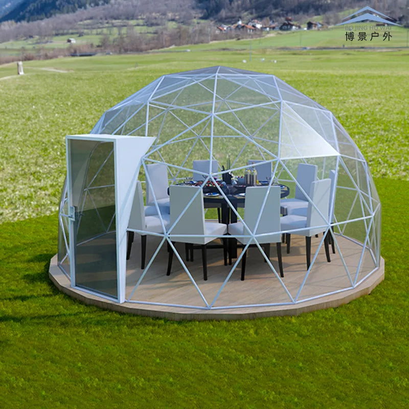 Transparent Dome Tent Igloo starry sky tent Thickened PVC spherical Outdoor camping Ideal for Weddings Camping Family Glamping