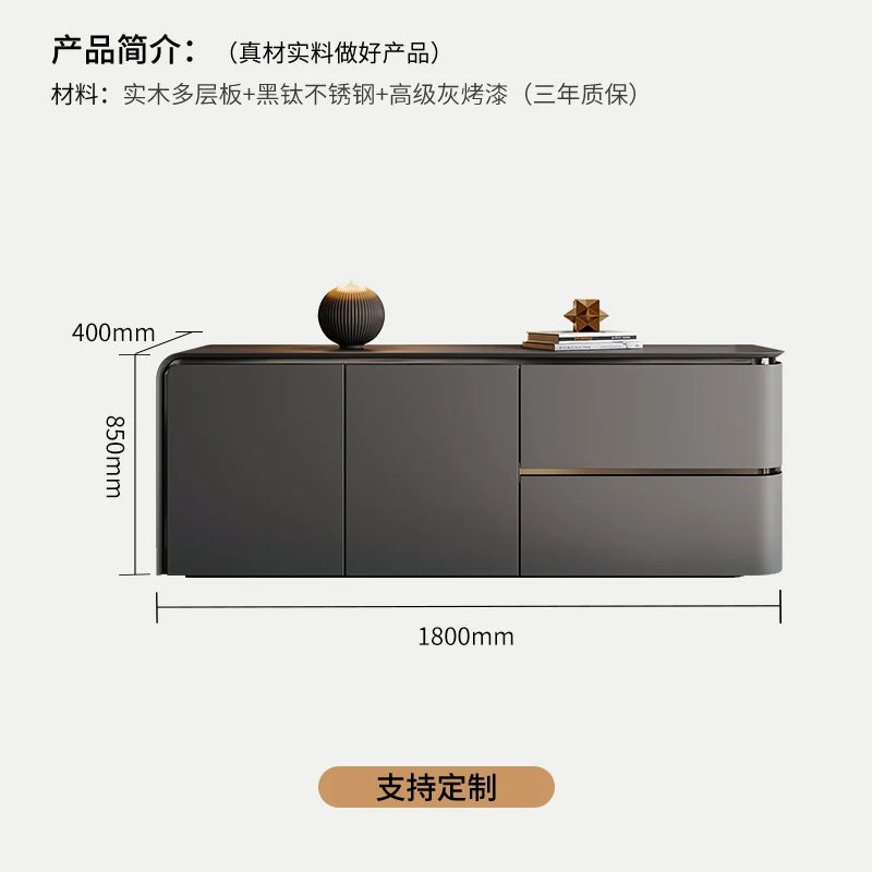 Sideboard Prefab Coffee Corner Cupboard Aesthetic Room Furniture Two Door Cabinet Dining Organizer Vitrina Buffet Full Kitchen