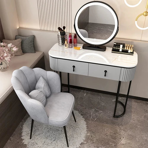 Small Unit Type Drawer Dressing Table Girls Nordic Style Multifunctional Charm Dressers Storage Fashion Penteadeira Furniture