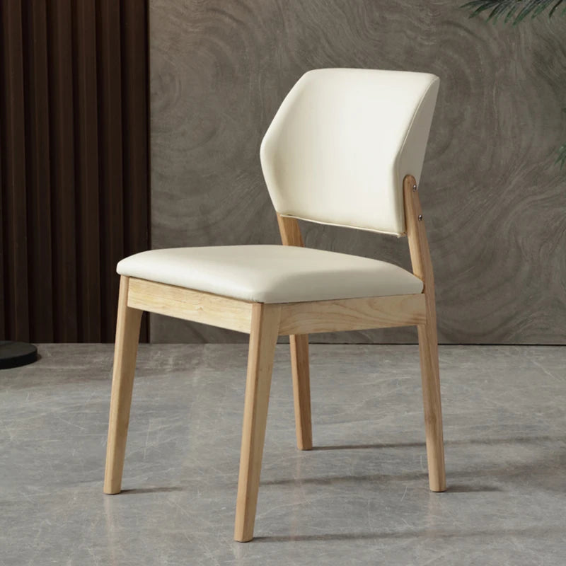 Solid Wood Nordic Dining Chair Modern Unique Ergonomic Restaurant Dining Chair Living Room Kitchen Home Furniture Chaises FYDC