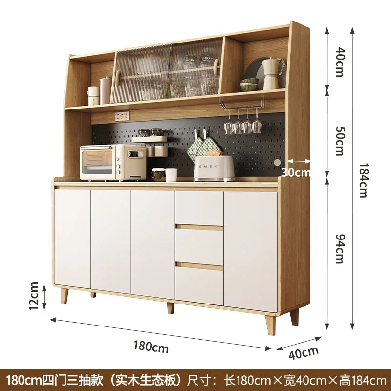 Side Board Cabinet Sideboard Kitchen Storage & Organization Multifunction Home Full Buffet De Cuisine Vintage Mobile Furniture