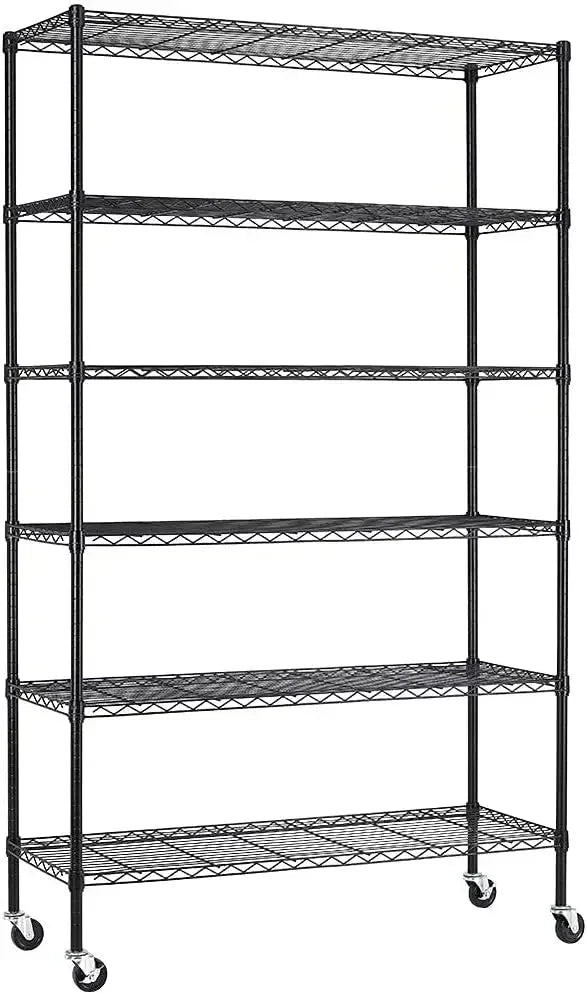 Wire Shelving Unit Storage Cart Metal Shelf Rolling Utility Cart 2100Lbs Capacity with Tier Casters Adjusta furniture sideboard