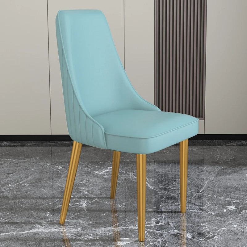 Waterproof Comfy Dining Chairs Modren Metal Legs Cushion Luxury Chair Designe For Bedroom Meuble Salon Italian Style Furniture