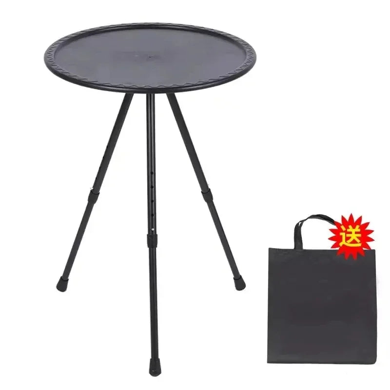 Petite table ronde d'extérieur pour camping, loisirs, table de pique-nique portable ultra légère, table basse, table à thé, table à manger