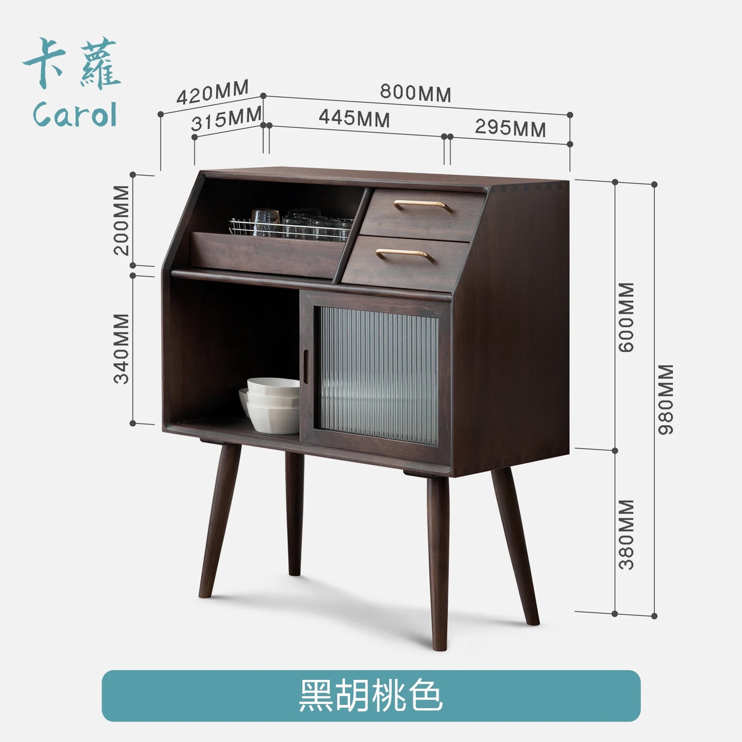 Buffet Meubles de salle à manger Table de cuisine Crédence Buffet Armoire multifonctionnelle Rangement Buffet d'entrée de luxe