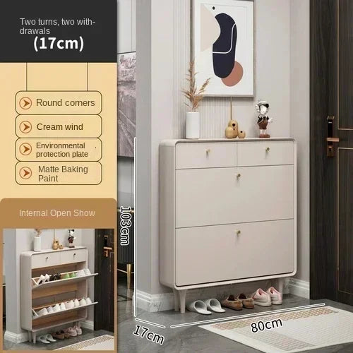 Box Cupboards Shoe Rack Stand Shelf Storage Closet Modern Ultra Thin Shoe Cabinets Decorative Porta Scarpe Furniture YX50SC