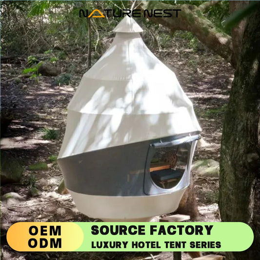 Tree Houses Cocoon Shaped Tent Hanging Raindrop Tents For Four Seasons PVC Material Dual-purpose tent Camping Outdoor