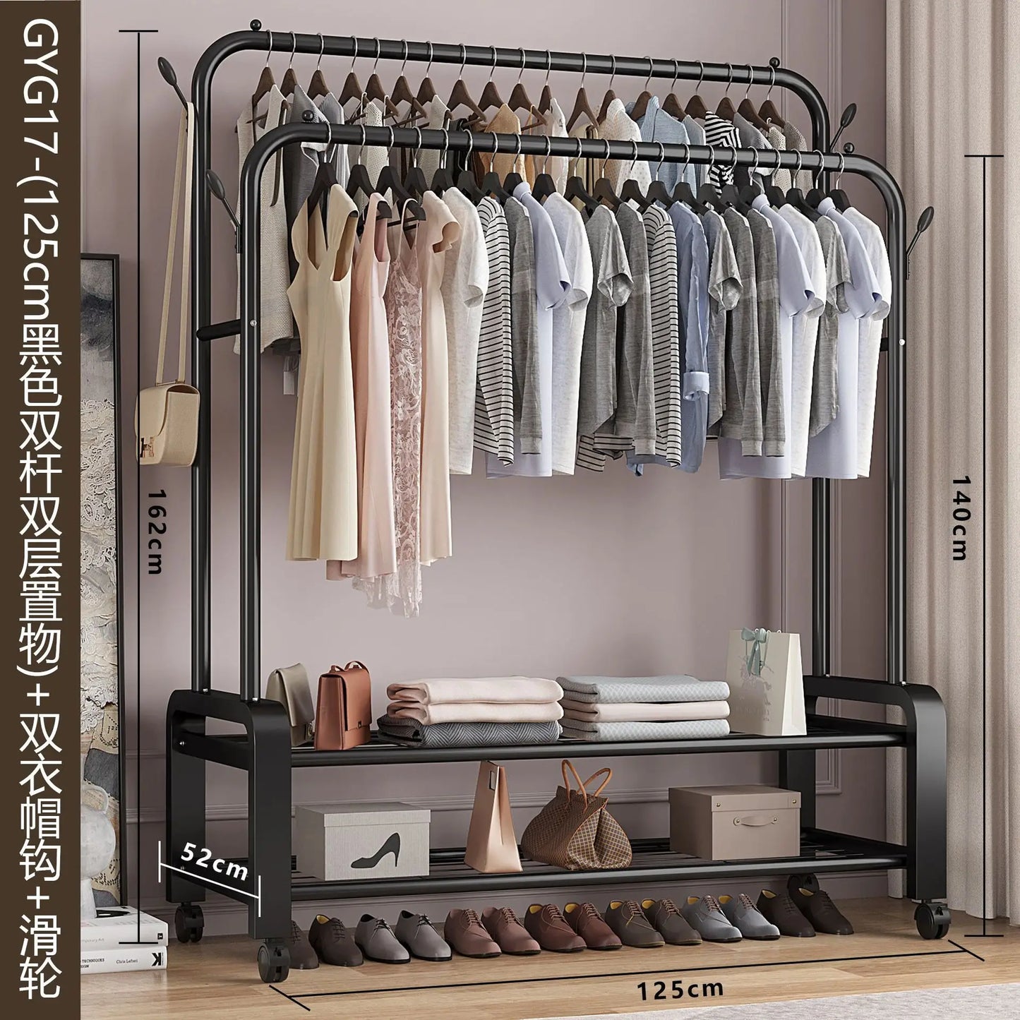 Armoire pliante avec canapés pour armoires de salon, portemanteaux pour meubles à chaussures muraux, cintres à mouchoirs, commodes