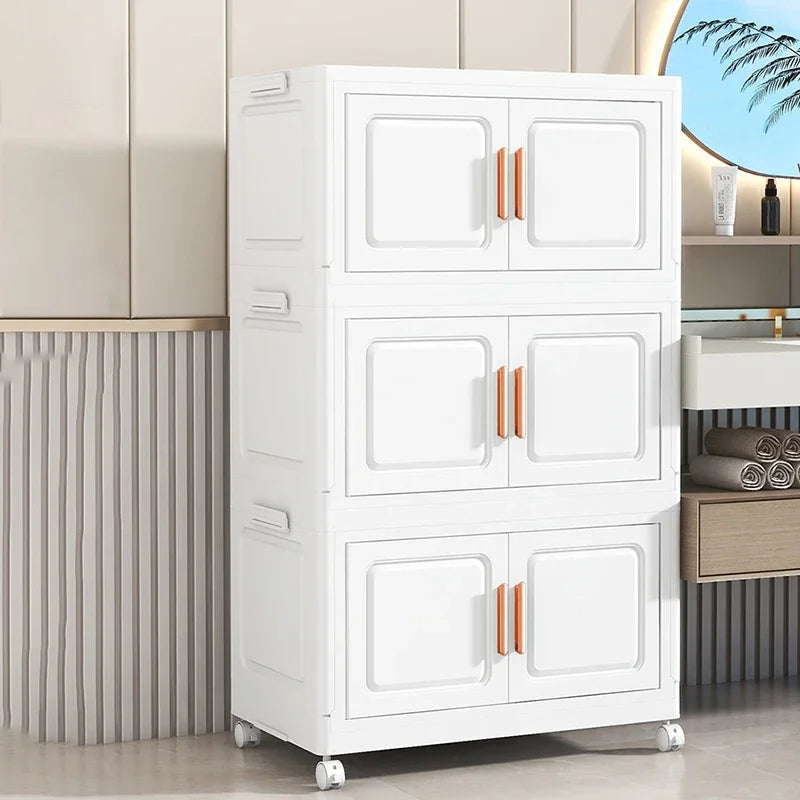 Grande boîte de rangement pliable pour salon, armoire multifonction, boîte de rangement, casier, armoire sans installation, meubles de maison, nouveau