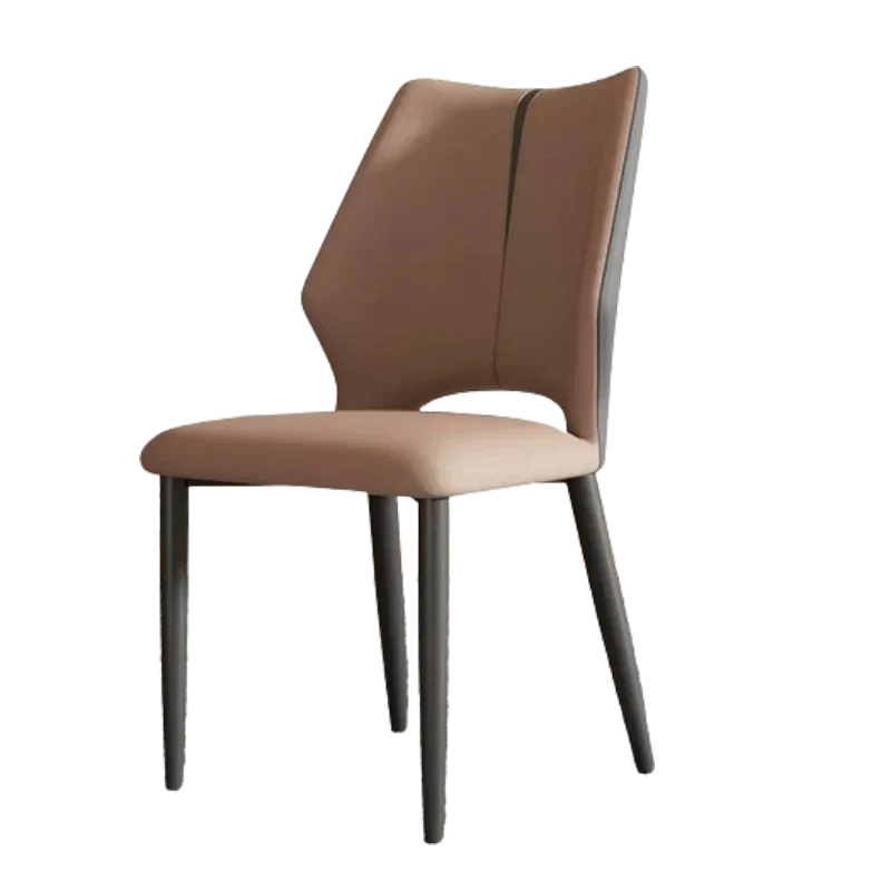 Chaise de salle à manger en cuir pour hôtel, mini-chaise de salon, de cuisine, de luxe, gaie, inclinable, chaise de salle à manger