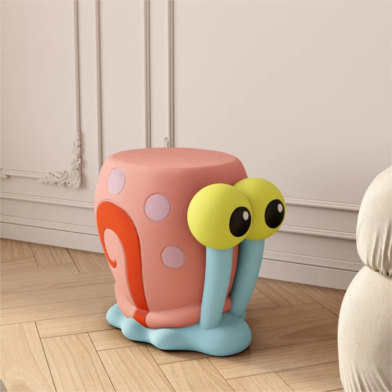 Cartoon Little Snail Shoe Change Stool Entrance Home Children Cute Creative Lobby Sitting Low Stool  Ottoman Storage  Furniture