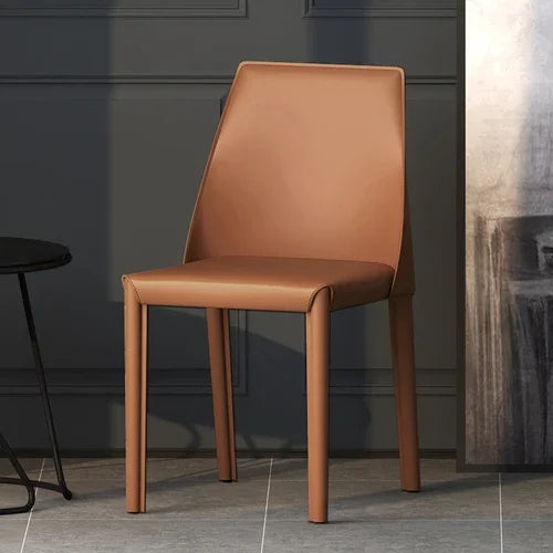 Chaises de salle à manger en similicuir, belles chaises de salle à manger de cuisine de luxe modernes, meubles nordiques européens Sillas De Comedor