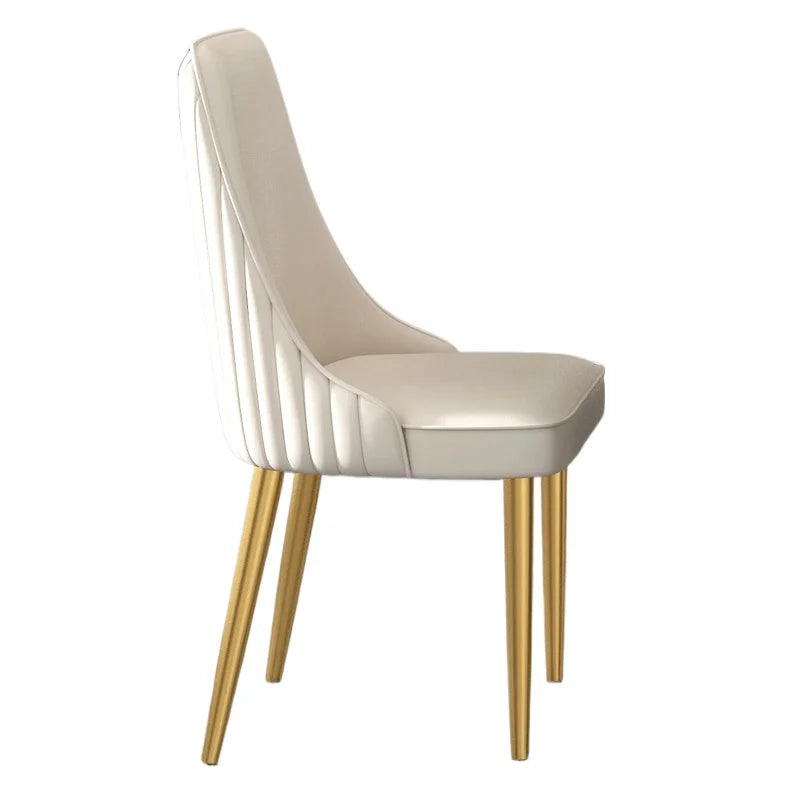 Waterproof Comfy Dining Chairs Modren Metal Legs Cushion Luxury Chair Designe For Bedroom Meuble Salon Italian Style Furniture