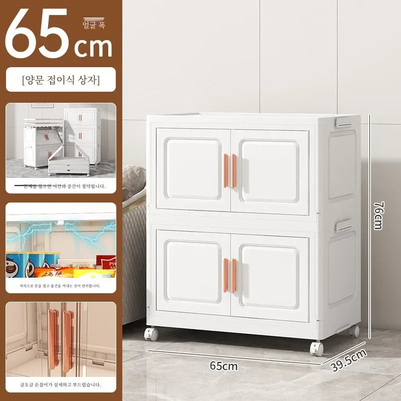 Grande boîte de rangement pliable pour salon, armoire multifonction, boîte de rangement, casier, armoire sans installation, meubles de maison, nouveau