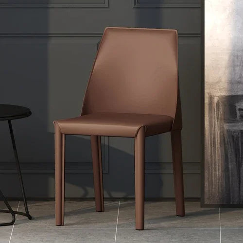 Chaises de salle à manger en similicuir, belles chaises de salle à manger de cuisine de luxe modernes, meubles nordiques européens Sillas De Comedor