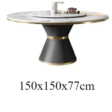 Sedentary Kitchen Dining Table Modern Rooms Marble Round Reception Tables Room Multifunction Mesa Comedor Home Furniture