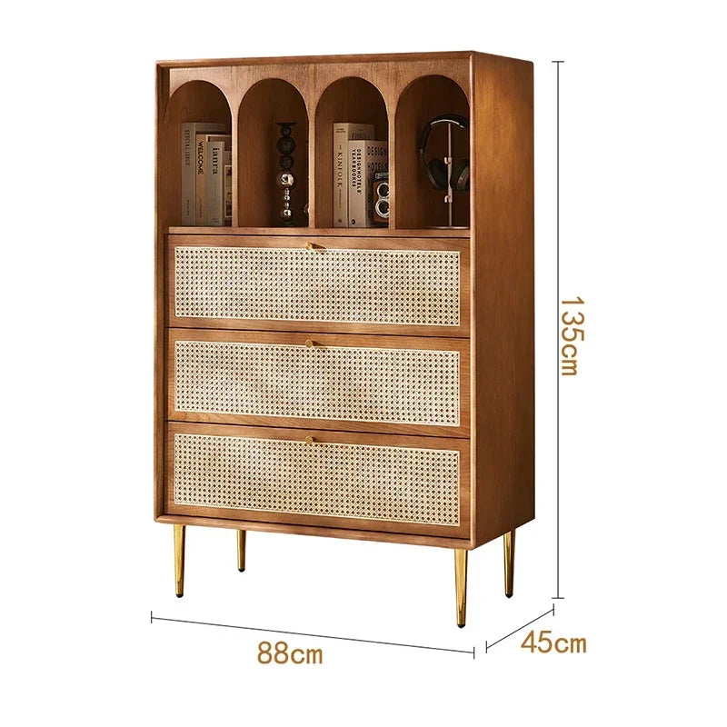 Mueble de cocina, aparador, organizador de muebles, cómodas, cajones, sala de estar, barra de café completa, ahorrador de espacio, cómoda de comedor DG-010