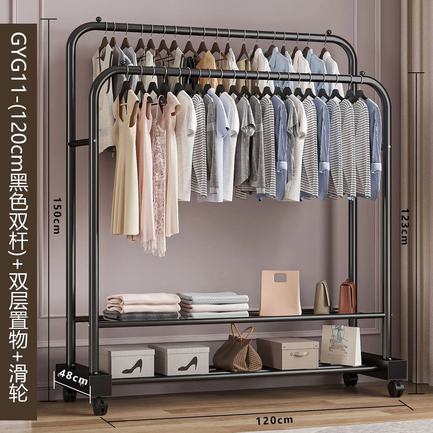 Armoire pliante avec canapés pour armoires de salon, portemanteaux pour meubles à chaussures muraux, cintres à mouchoirs, commodes