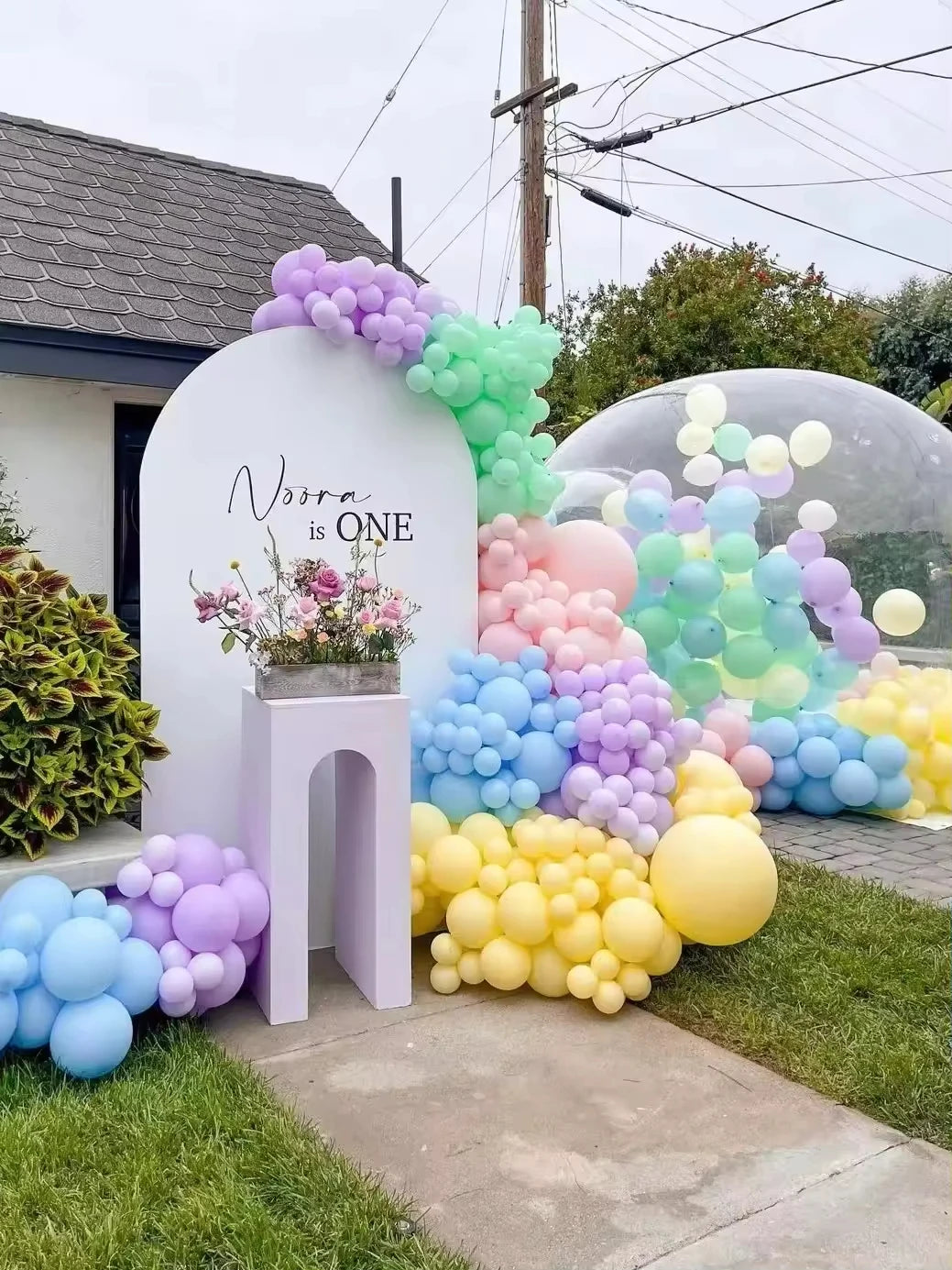 Casa de burbujas inflable para fiestas infantiles, castillo inflable, carpa de burbujas, cama inflable transparente para niños, envío gratis