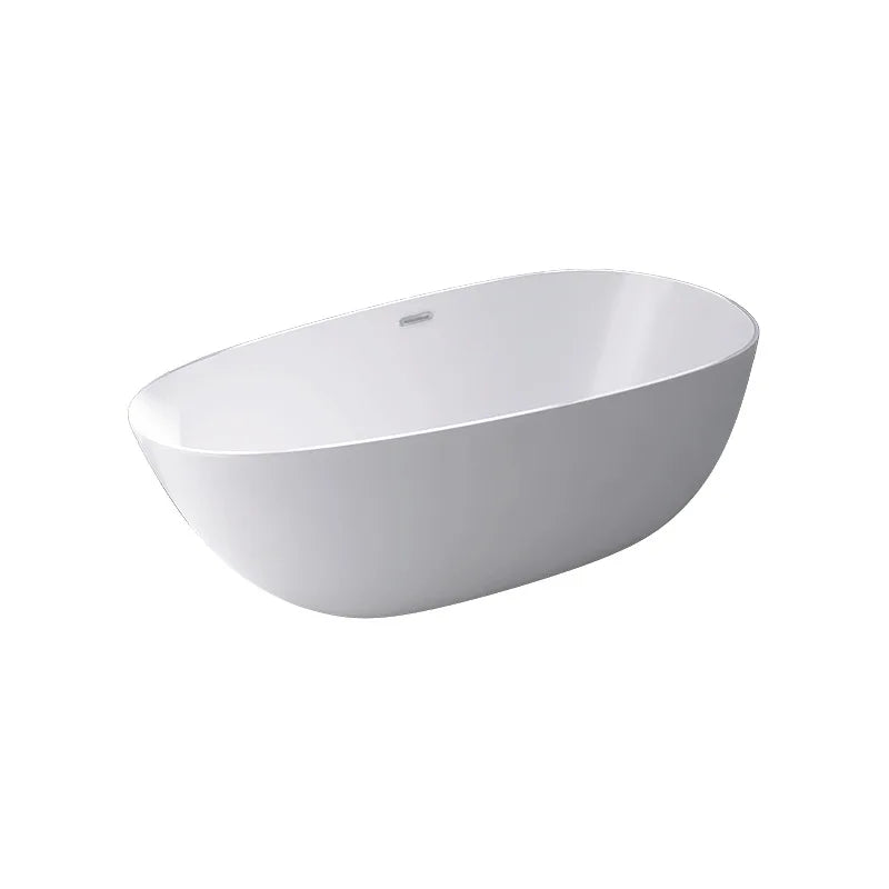 Acrylic Bathtub Home Freestanding Small Apartment Internet Celebrity Hotel Double Egg-shaped Bath Tub