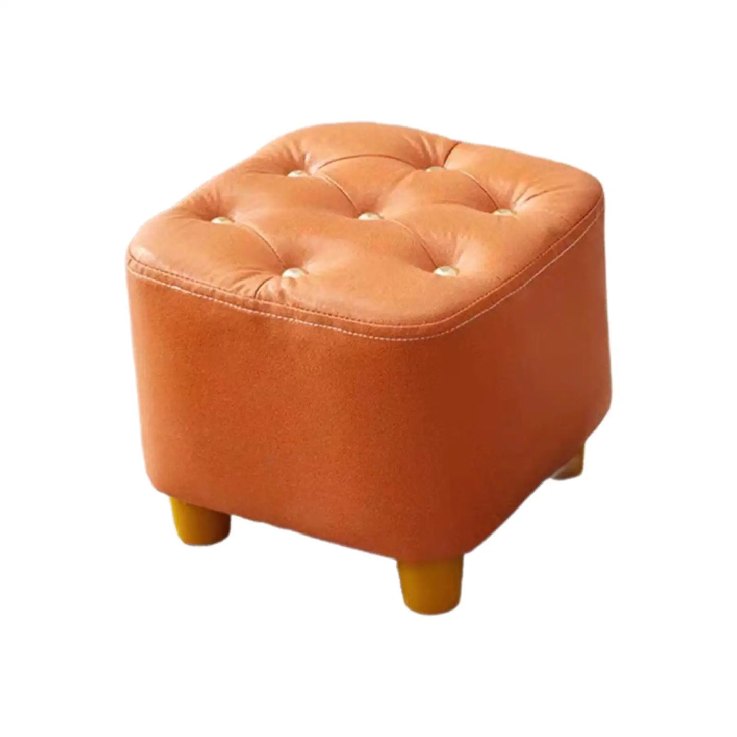 Small Footstool Stable Furniture Decorative Stylish Ottoman Stool for Entryway Doorway Living Room Playroom Dressing Room